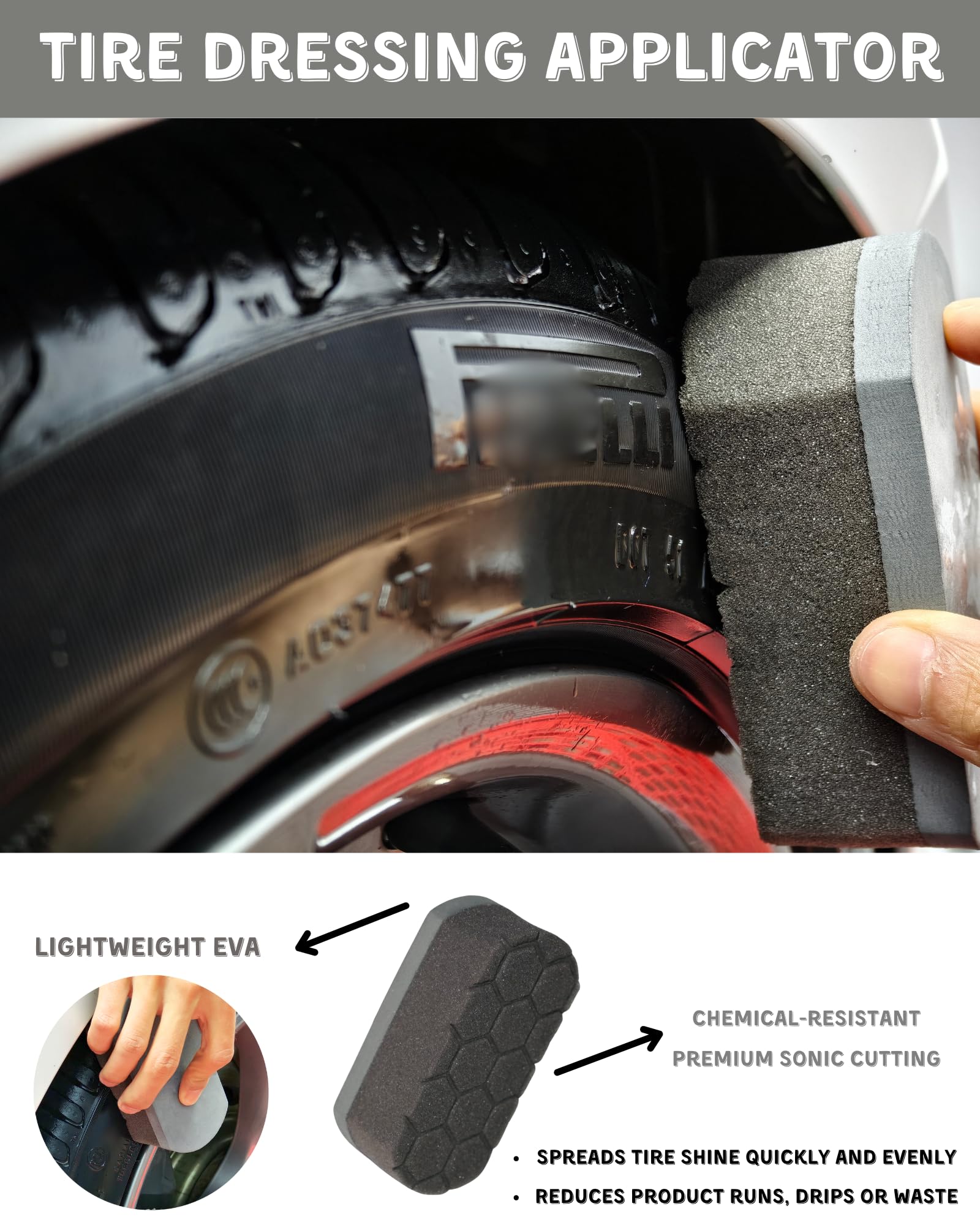oesee horsehair detailing brush cleaning lug nut area gently