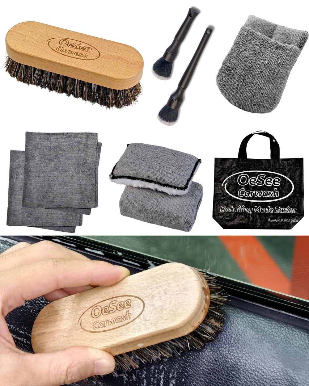 oesee kit front layout showing all nine tools, organized for quick use