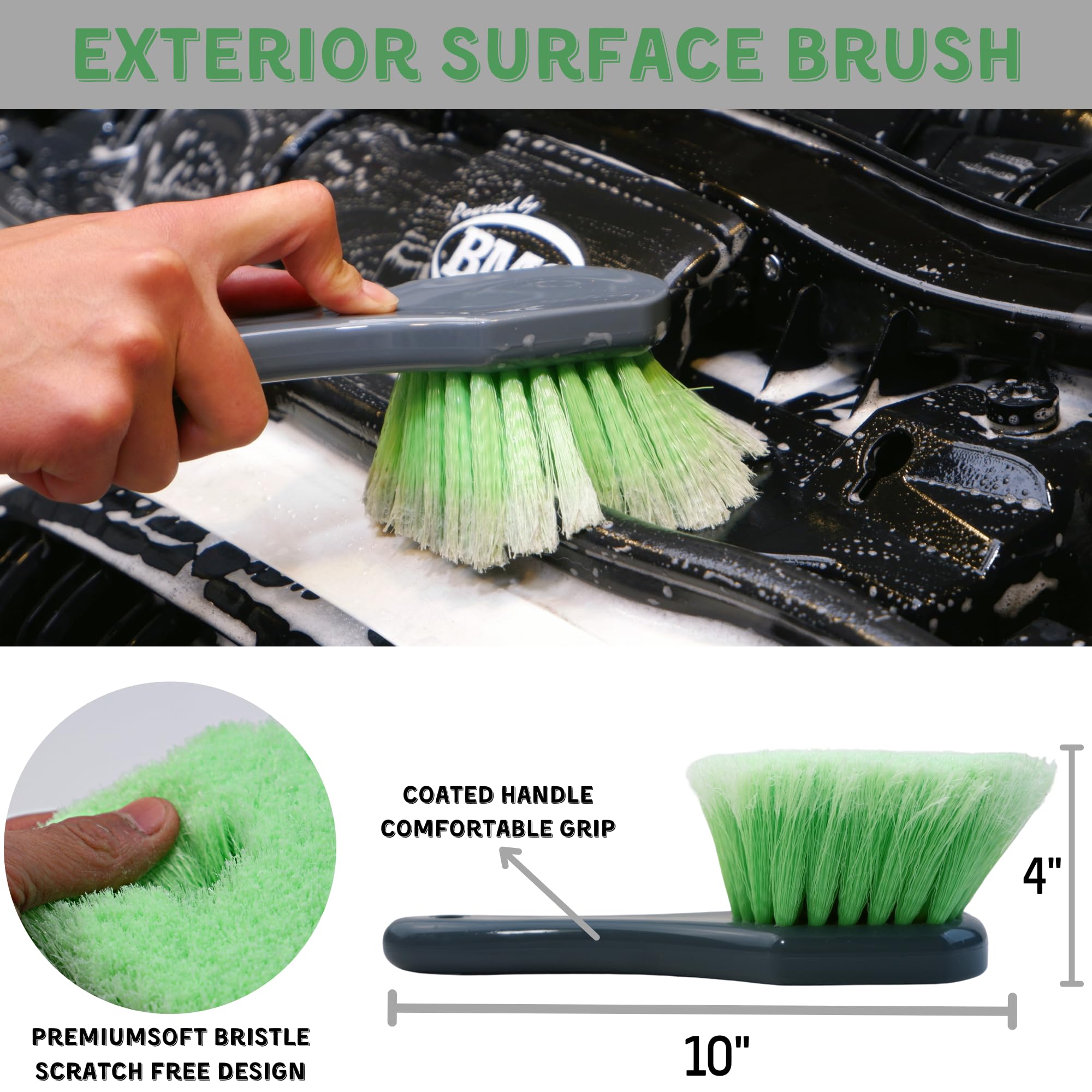oesee soft horsehair detailing brushes close-up showing gentle fibers for protection