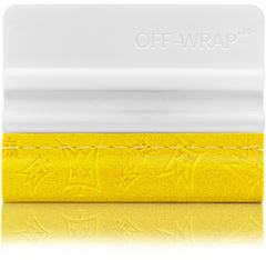 Off-Wrap firm squeegee front view showing straight edge for accurate pressure