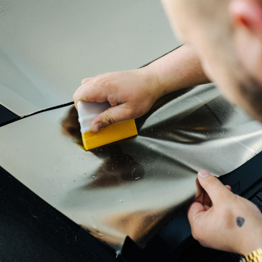 Off-Wrap firm squeegee close-up texture showing durable material and grip