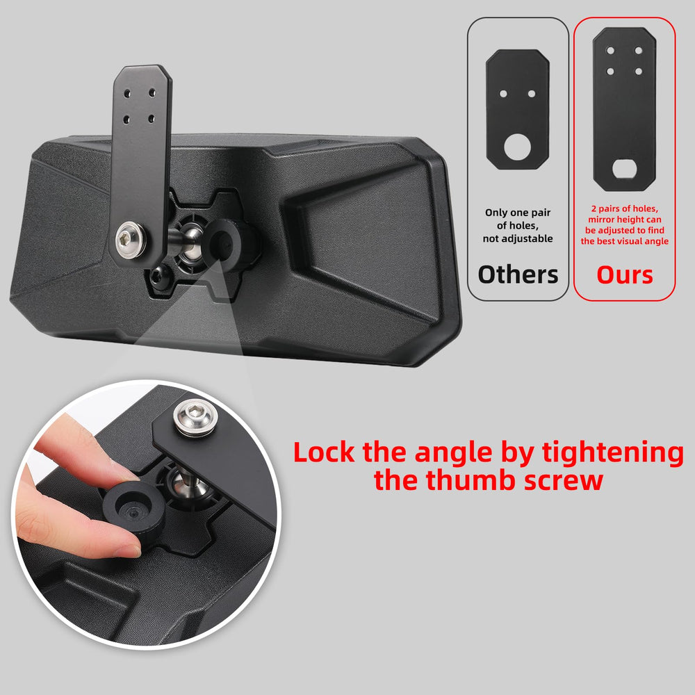 OFIG folded side mirror protecting assembly when parked