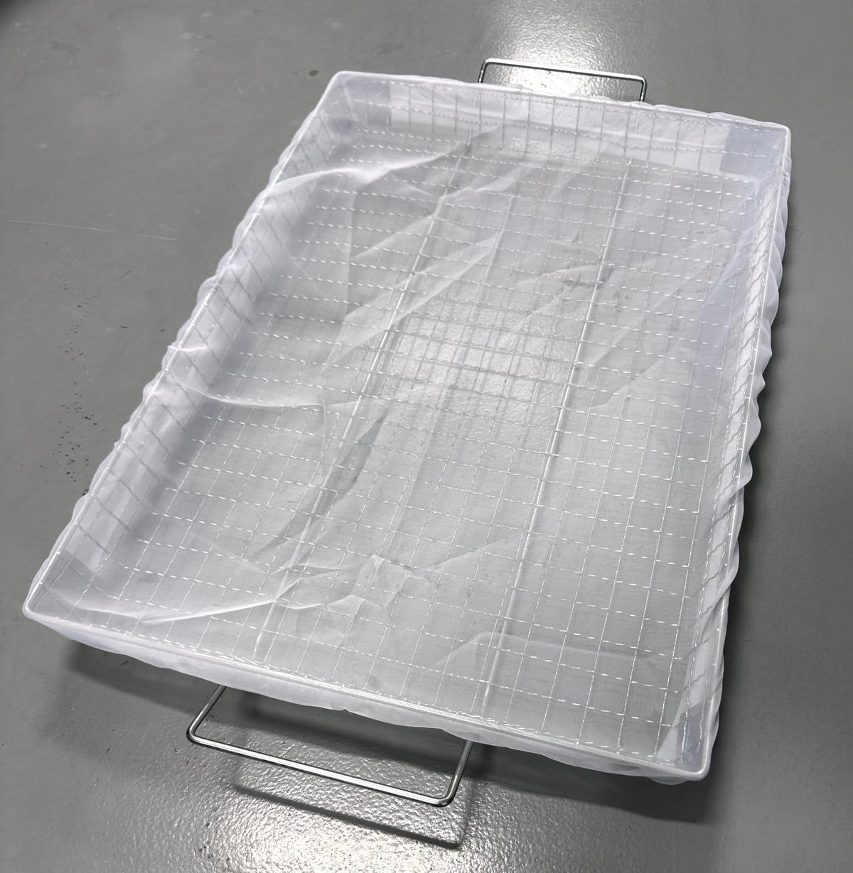 OFUNPARRTS filter front view showing elastic top and durable 180-micron fabric for secure fit