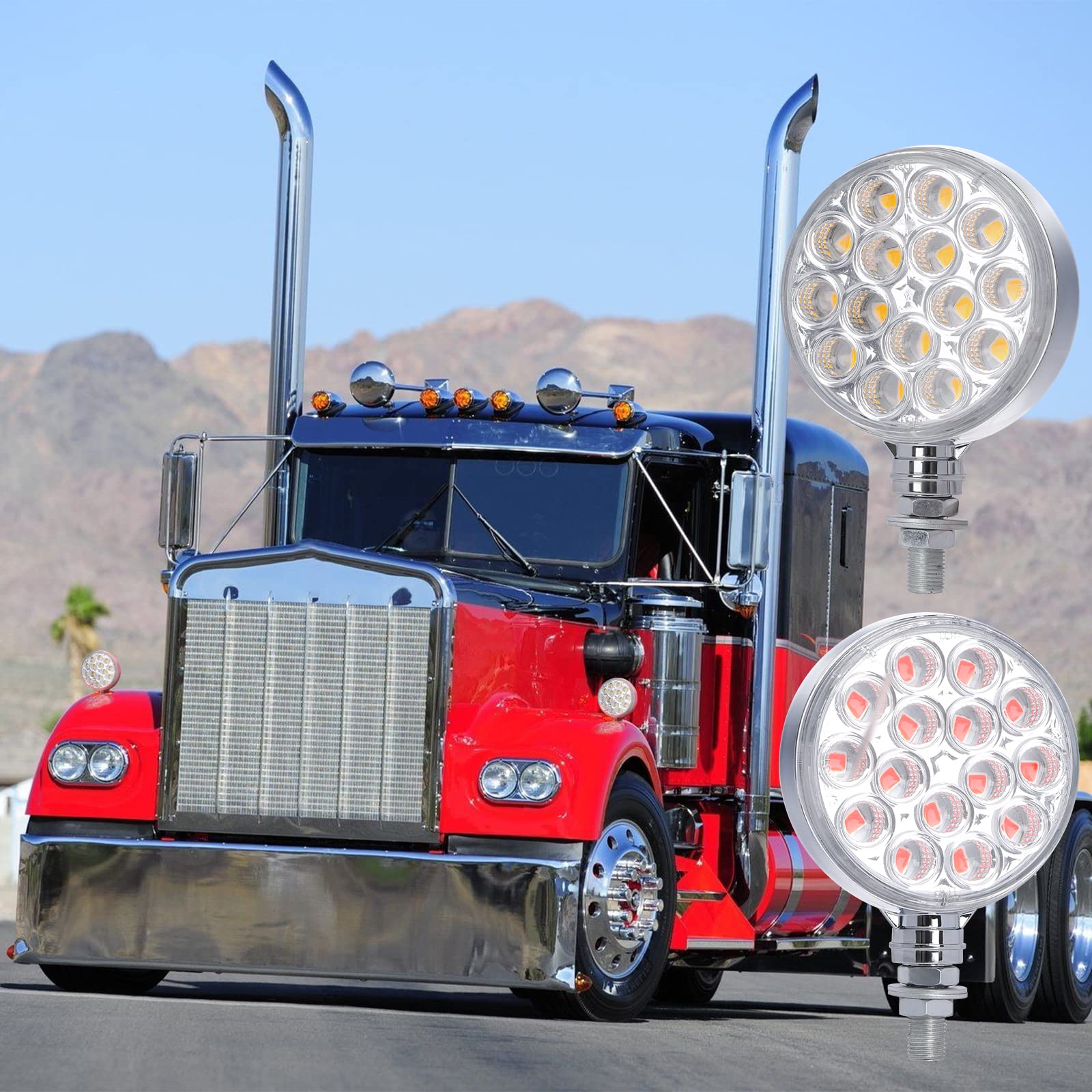 OGATOO installed on semi trailer rear demonstrating improved visibility