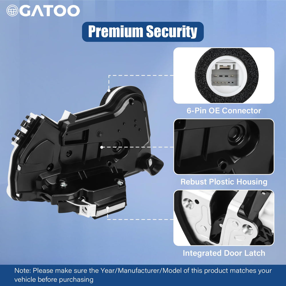 OGATOO actuator installed in driver door restoring reliable locks