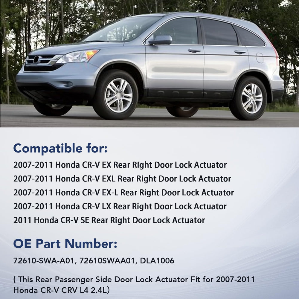 OGATOO actuator installed in Honda CR-V door restoring secure locking function