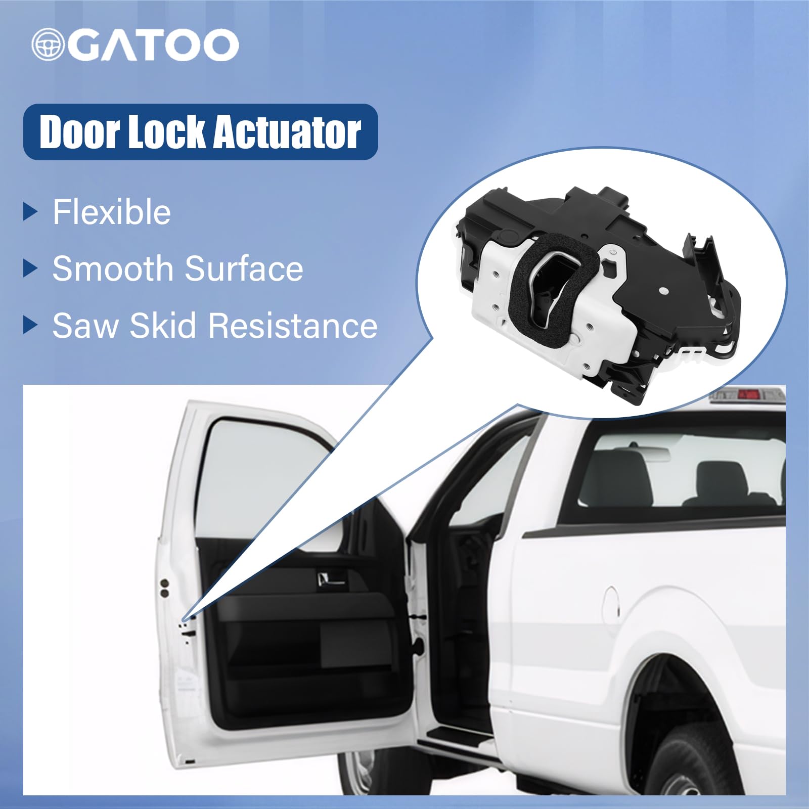 OGATOO installed on Ford door illustrating restored lock function benefit