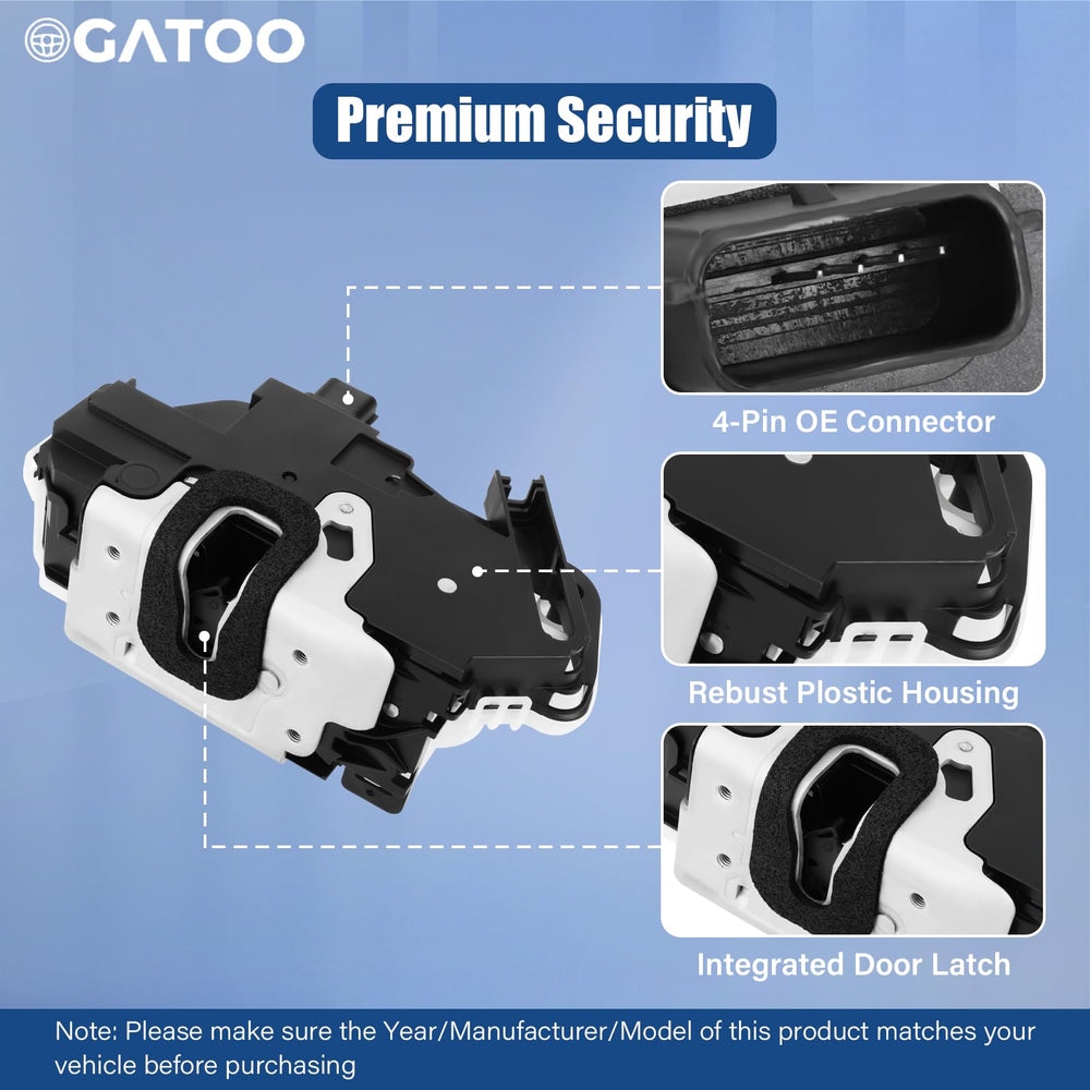 OGATOO latch mechanism detail shows secure locking performance benefit