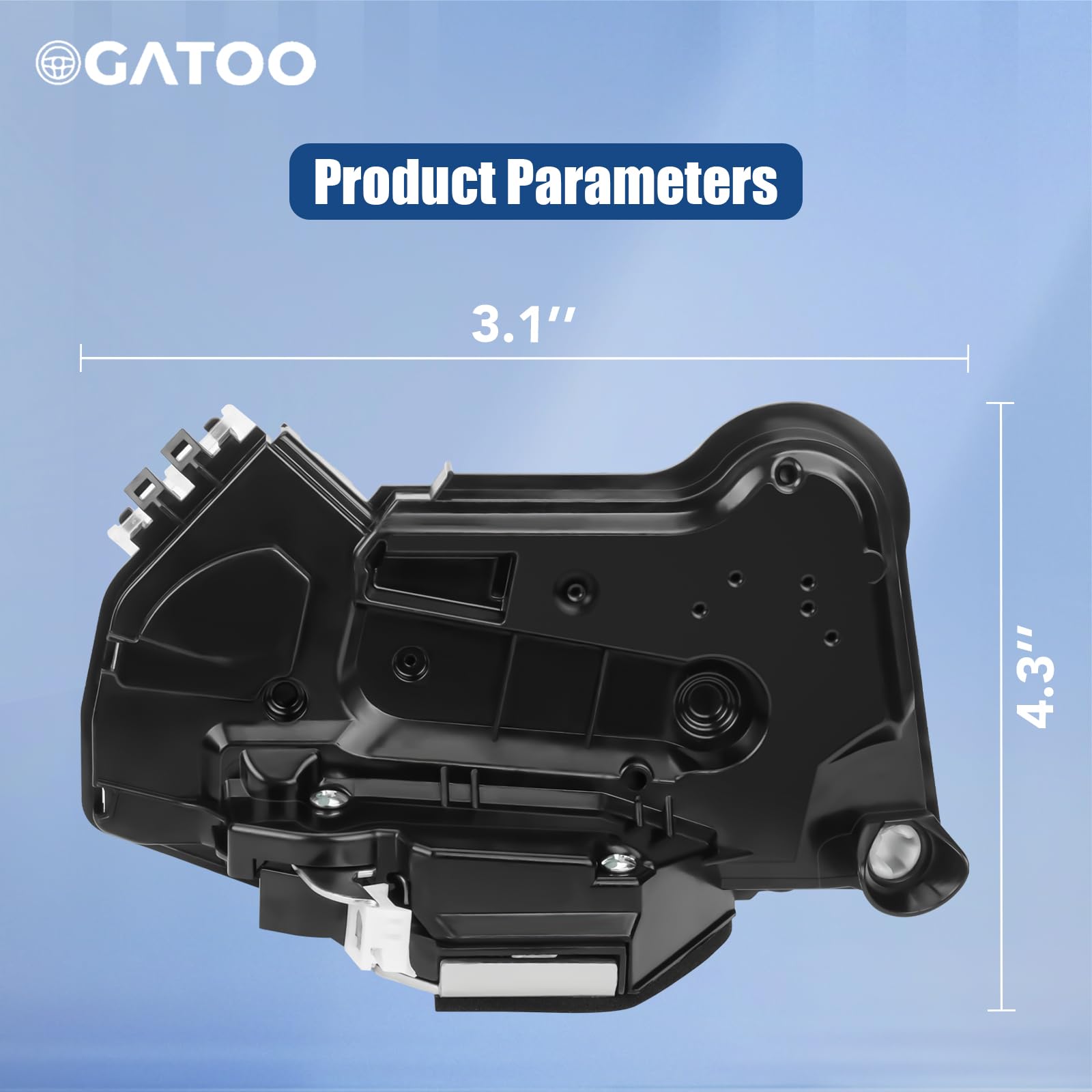 OGATOO actuator size comparison with hand shows compact dimensions