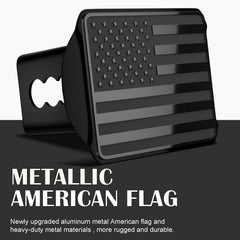 OGYE close-up of flag detail highlighting durable electroplated finish and crisp design