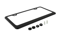 Ohuhu frame installed on white SUV front emphasizing visible registration and low-glare