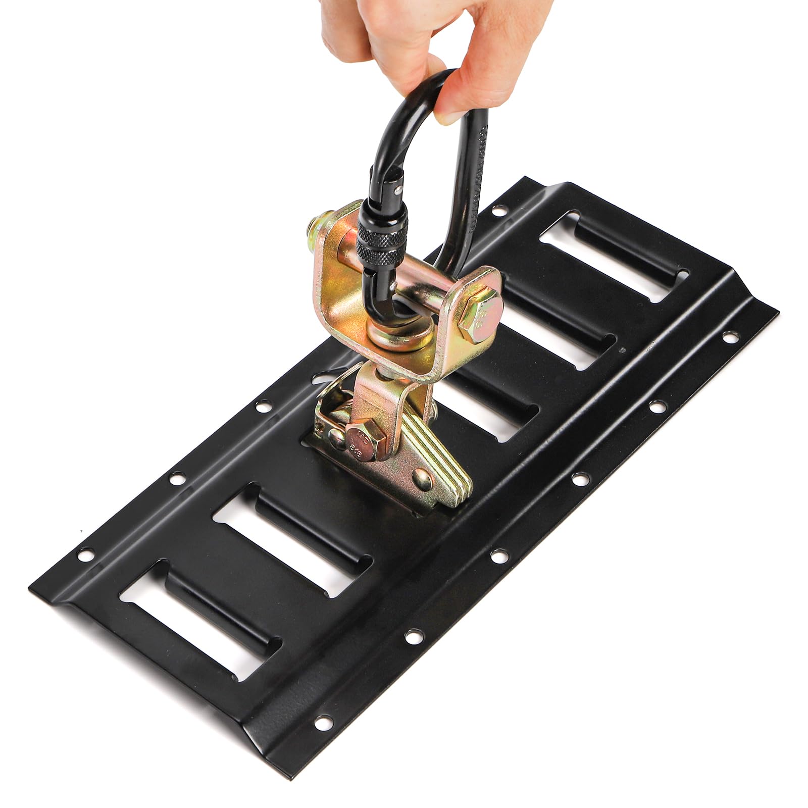 Okllen mounted in a truck bed demonstrating secure cargo attachment points