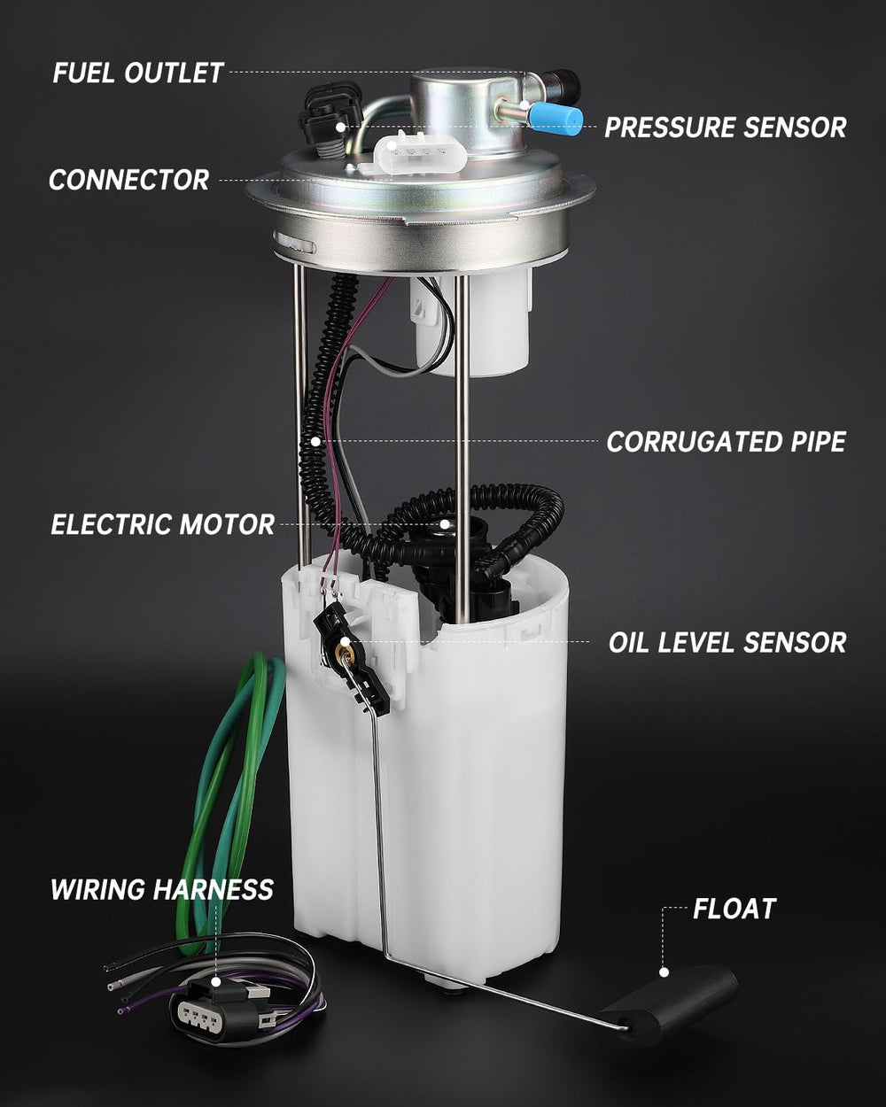 OKLPF pump installed in tank demonstrating direct-fit convenience