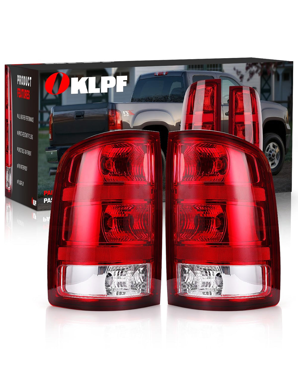 OKLPF front view of tail light assembly showing fit and finish benefit