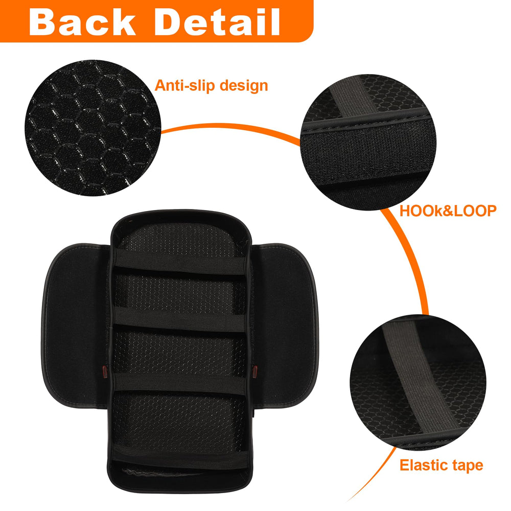 OKLSG anti-slip underside with silicone dots, prevents shifting while driving