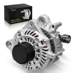 oktiger alternator front view showing mounting points and fitment benefit