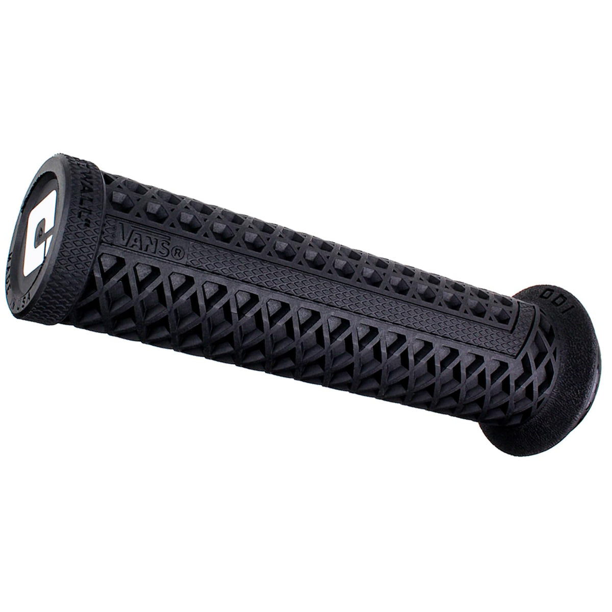 Old Dutch ODI grip vans lock-on front view showing clamp and texture for secure control
