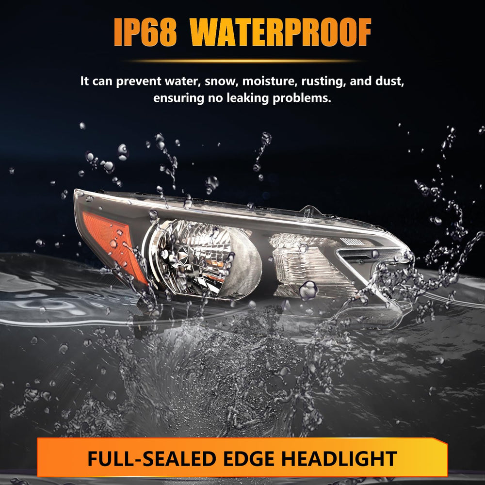 OLDANI headlight held by hand showing size and scale for planning