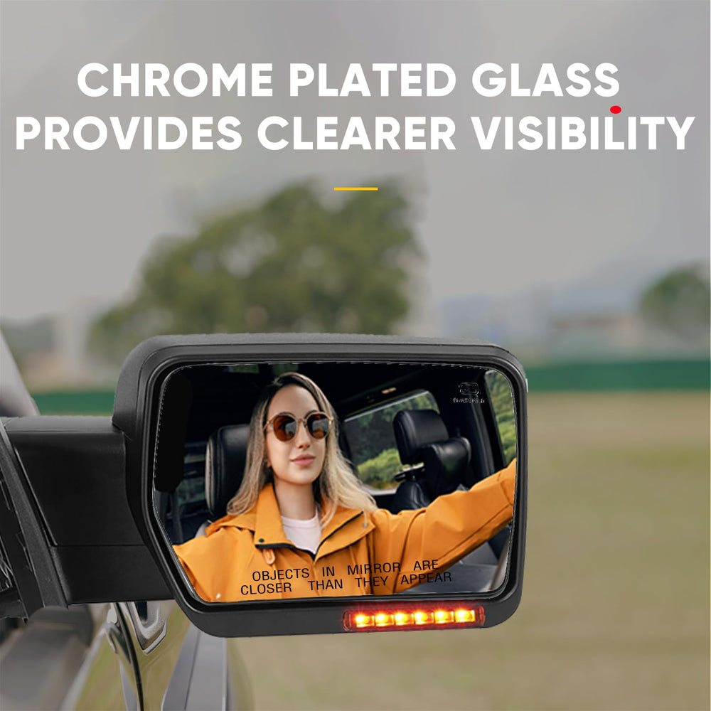 oleycaw mirror installed on Ford F-150 showing restored visibility benefit