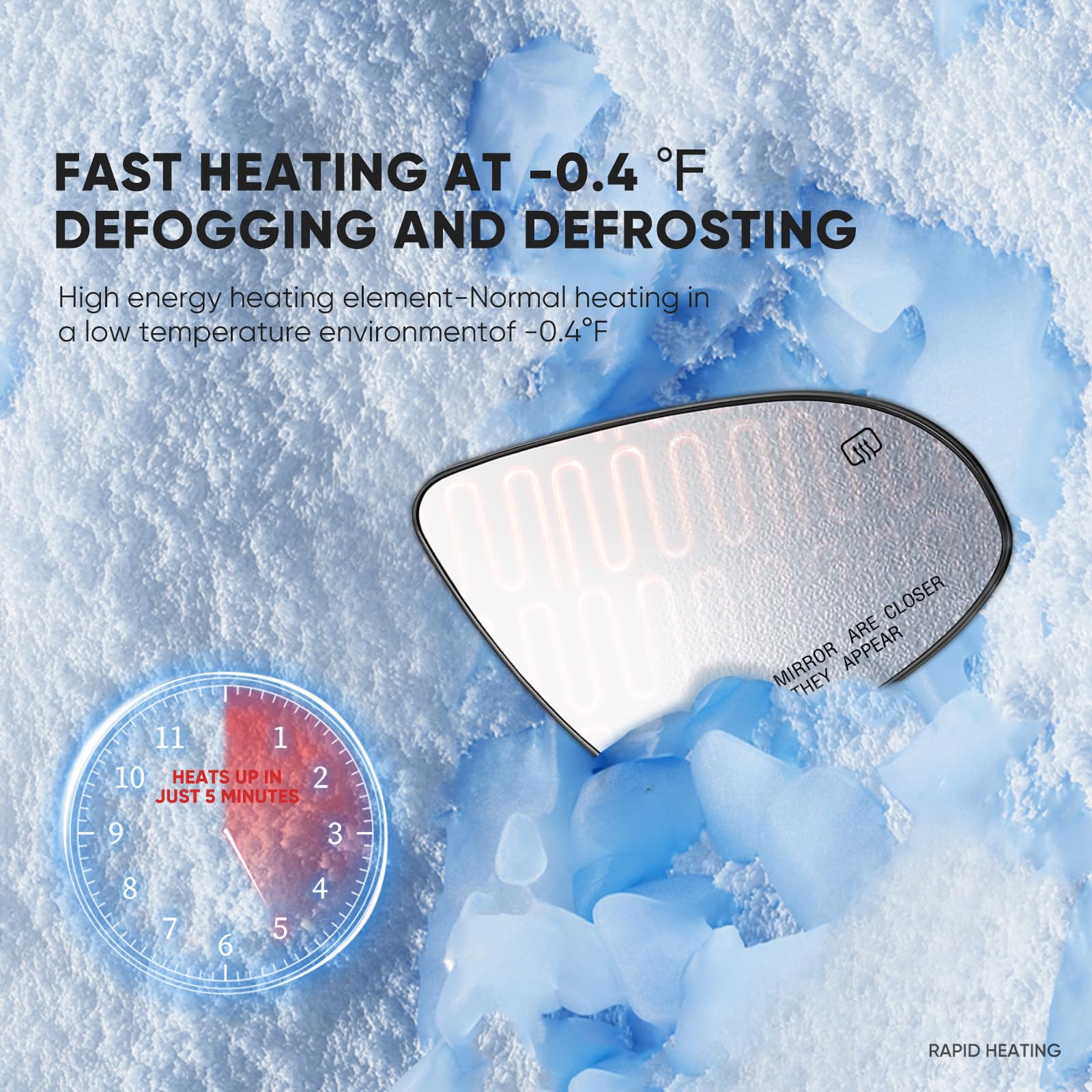 oleycaw mirror size comparison in hand showing compact scale for easy replacement