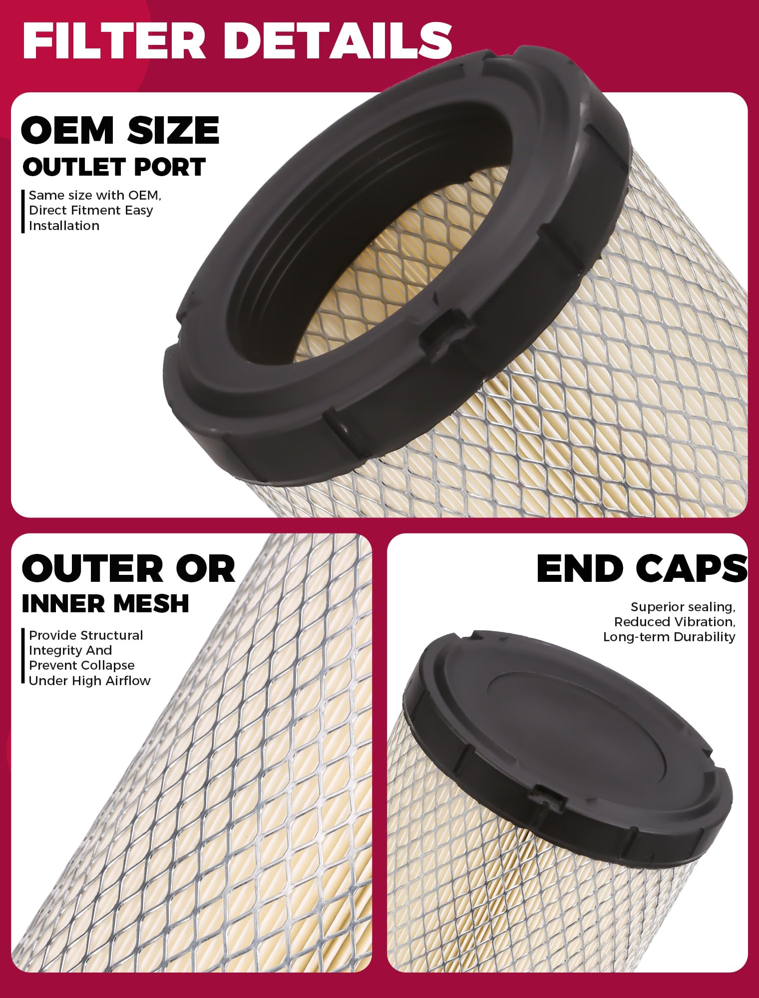 OLIFANT filters installed inside Can-Am airbox demonstrating proper fit
