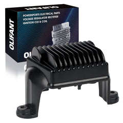 OLIFANT front view of regulator-rectifier showing compact fit and reliable replacement