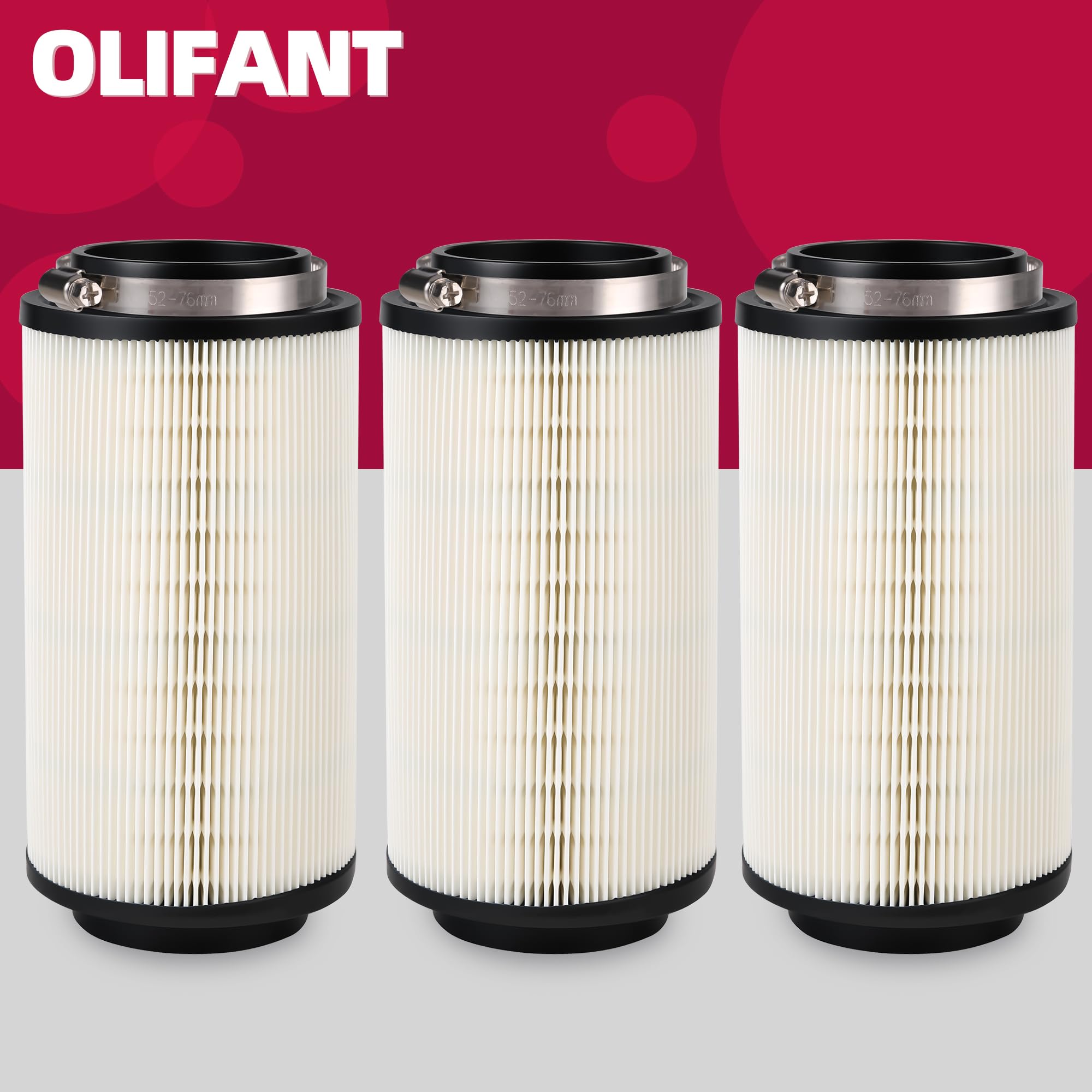 OLIFANT filters staged next to an ATV conveying ready-to-ride confidence