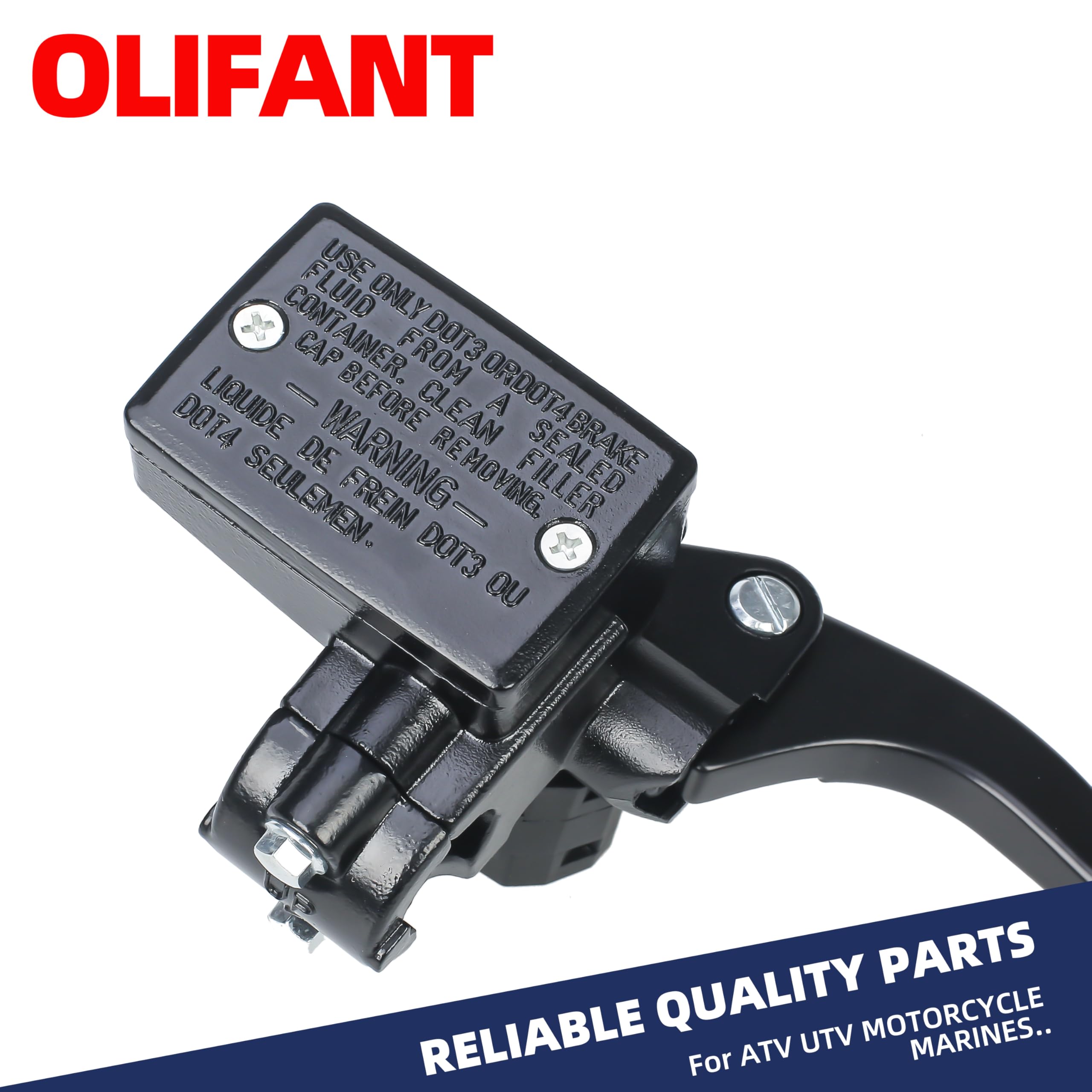 OLIFANT installed on a Honda Foreman 500 demonstrating fit and restored braking control
