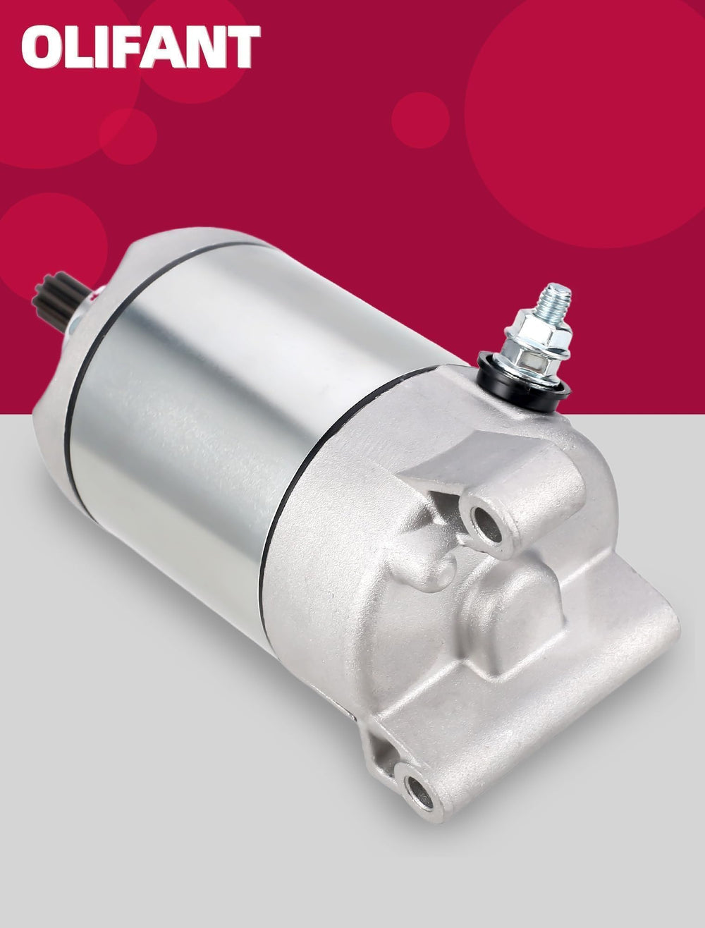 OLIFANT product packaging and contents showing both starter and relay included