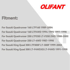 OLIFANT rectifier connector detail illustrating secure plug fit for Suzuki wiring harness