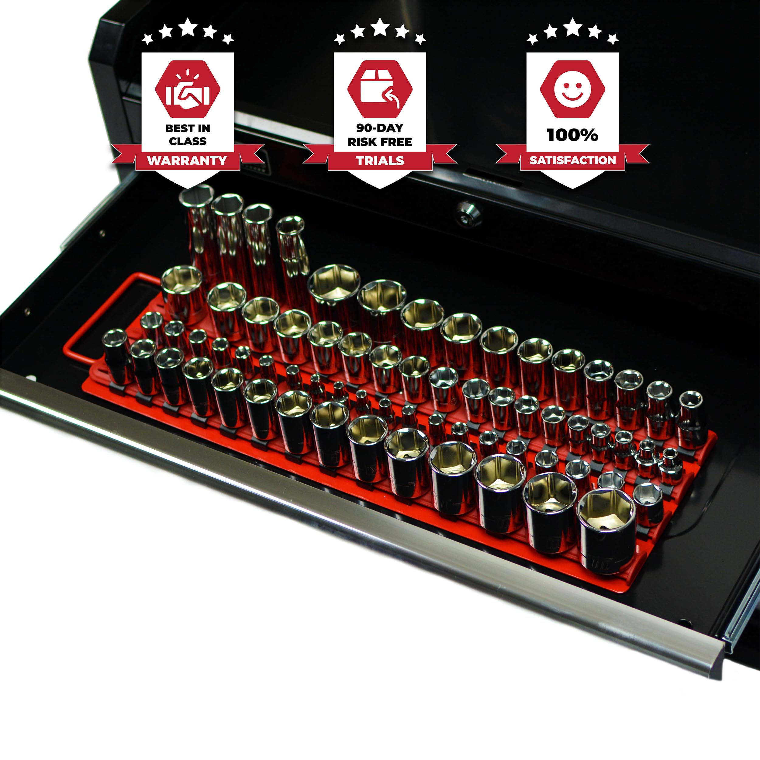 Olsa Tools on a workbench in use to speed up repair tasks