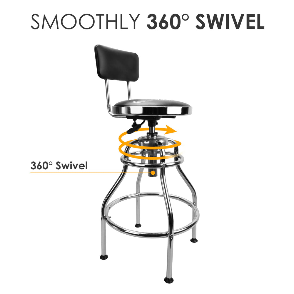 Olympia Tools slip-resistant feet and footrest view adding stability and leg support during work