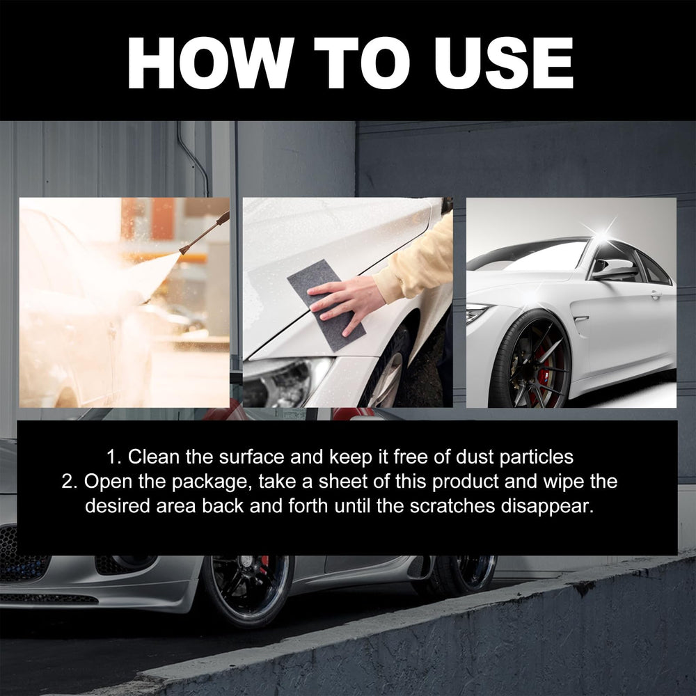 Omaky kit stored in a car trunk for convenient on-the-go touch-ups