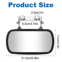 Omgro close-up of convex mirror lens giving wider field of vision