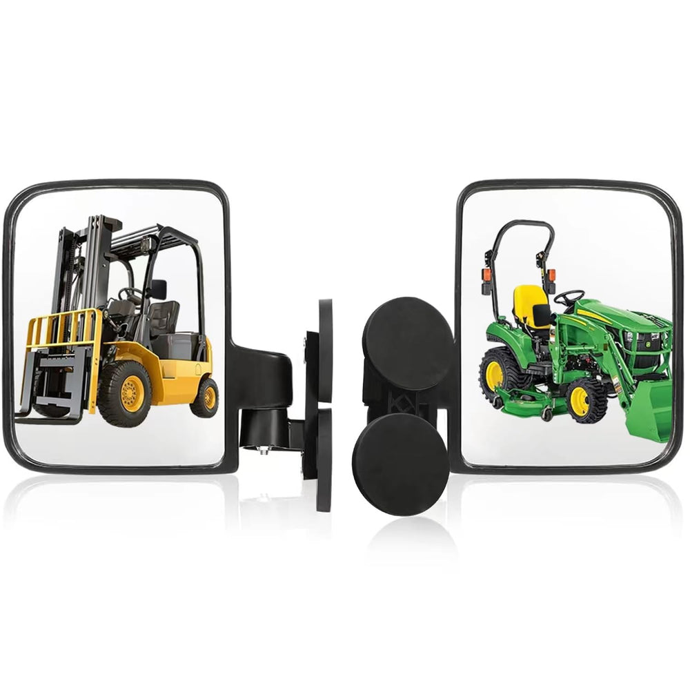 Omgro in field on tractor demonstrating safer equipment operation