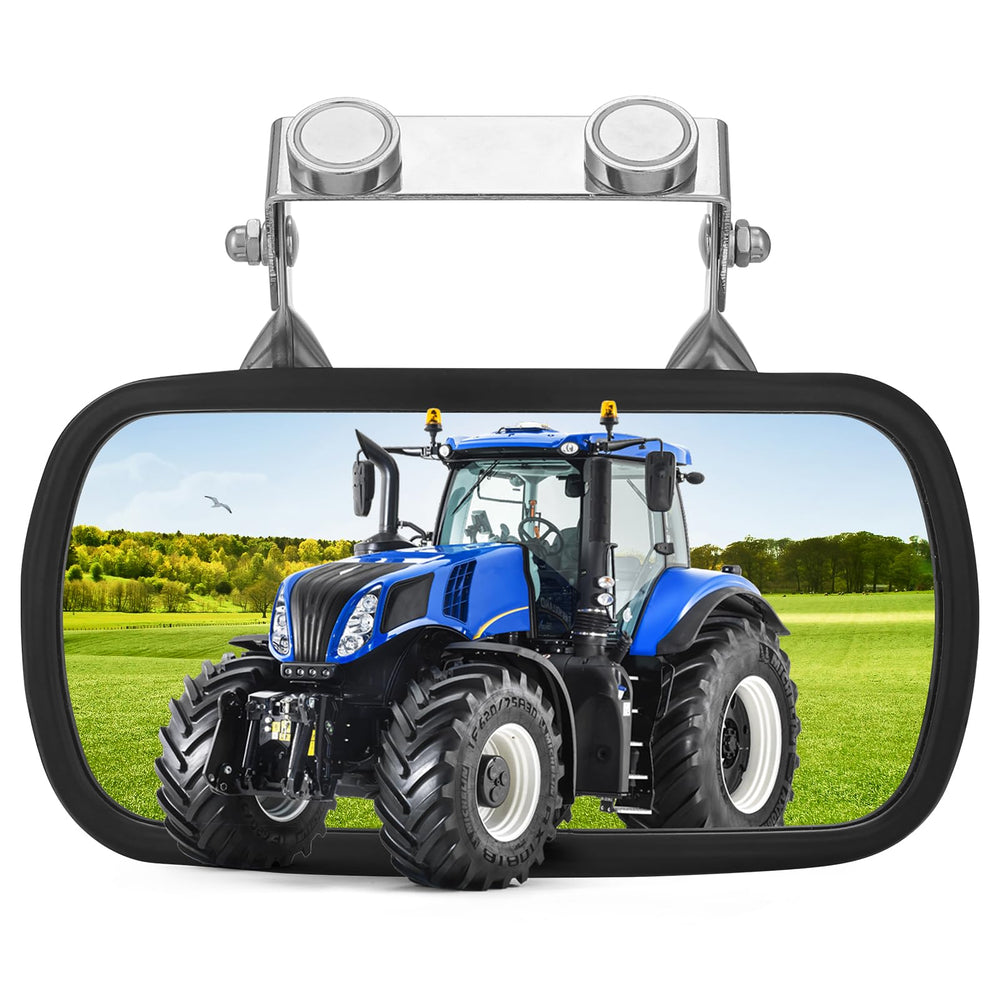 Omgro front view showing magnetic mount and mirror for quick secure placement