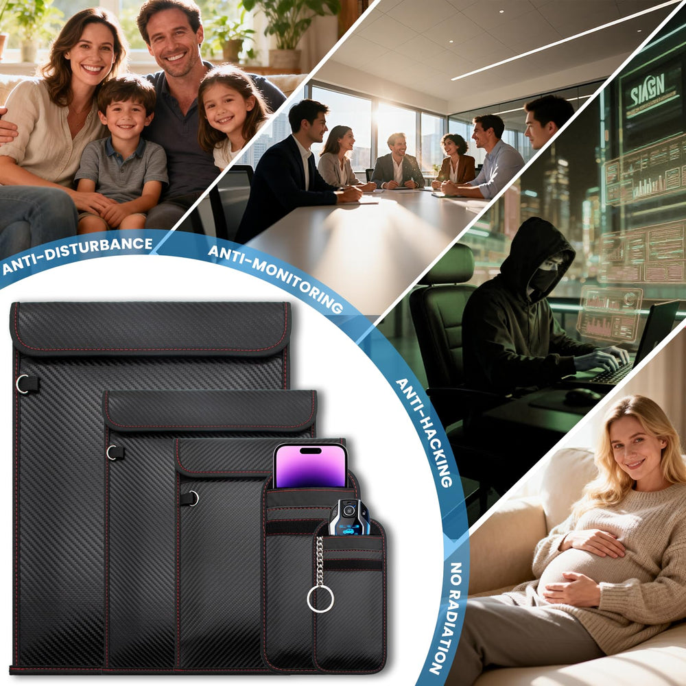 OMKHE pouches inside backpack for travel privacy and organization