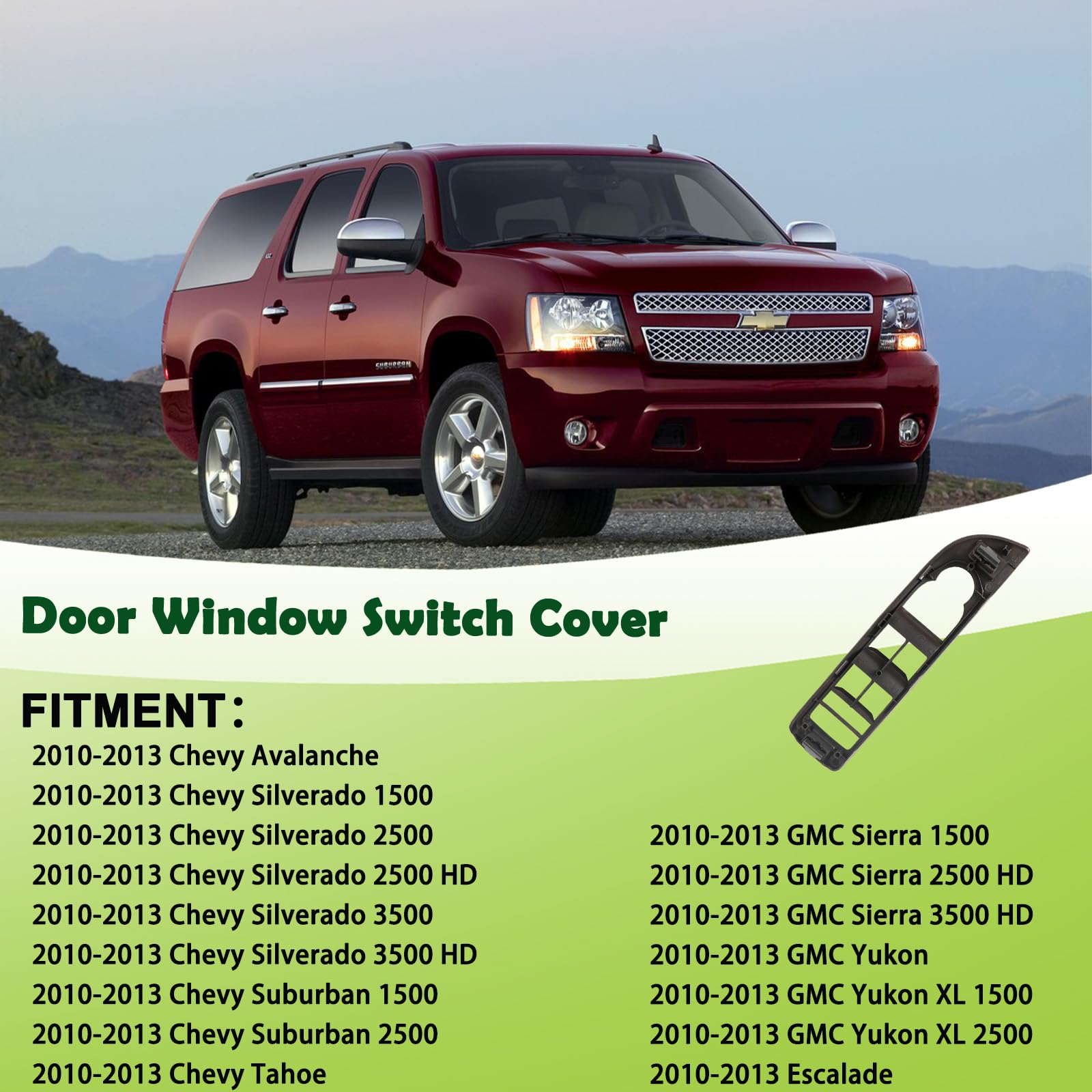 omoZone bezel installed on driver door demonstrating improved appearance and fit