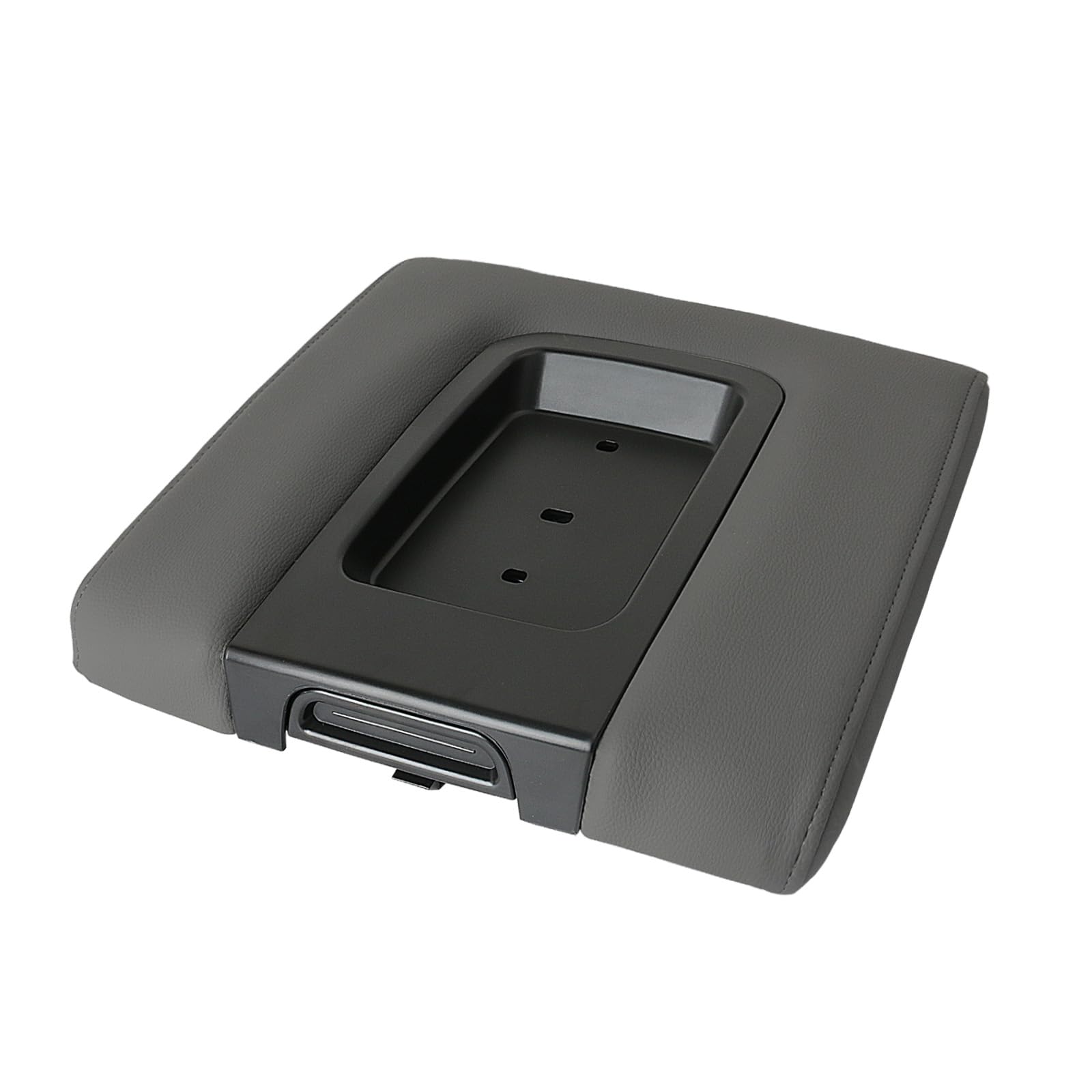 omoZone front console lid gray front view showing clean replacement fit