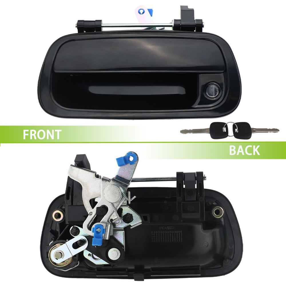 omoZone tailgate handle installed on Toyota Tundra illustrating proper fit