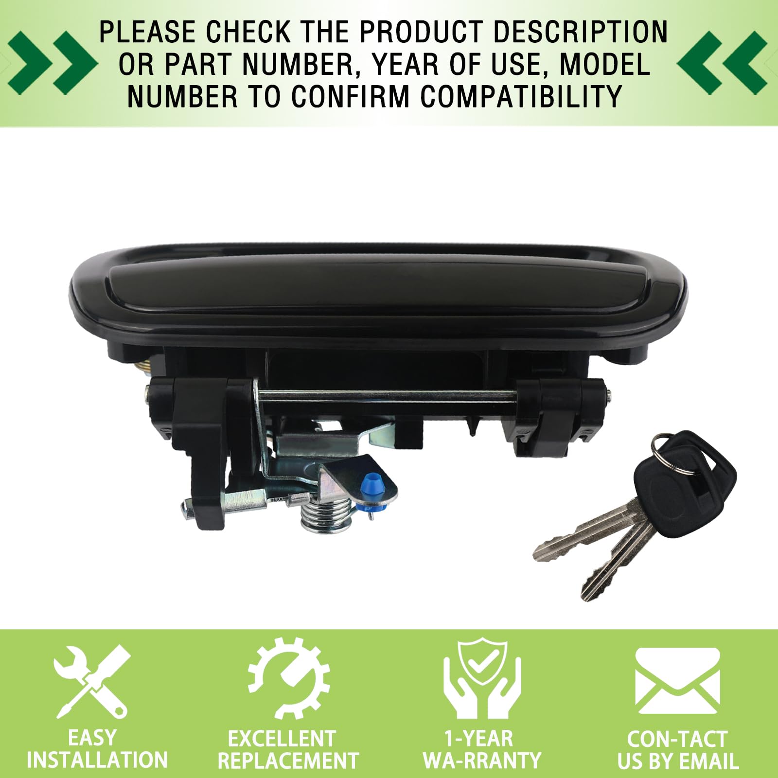 omoZone product packaging with included lock cylinder and two keys for convenience