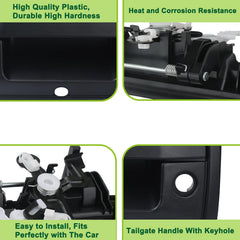 omoZone installed on Silverado tailgate demonstrating proper fit and camera placement
