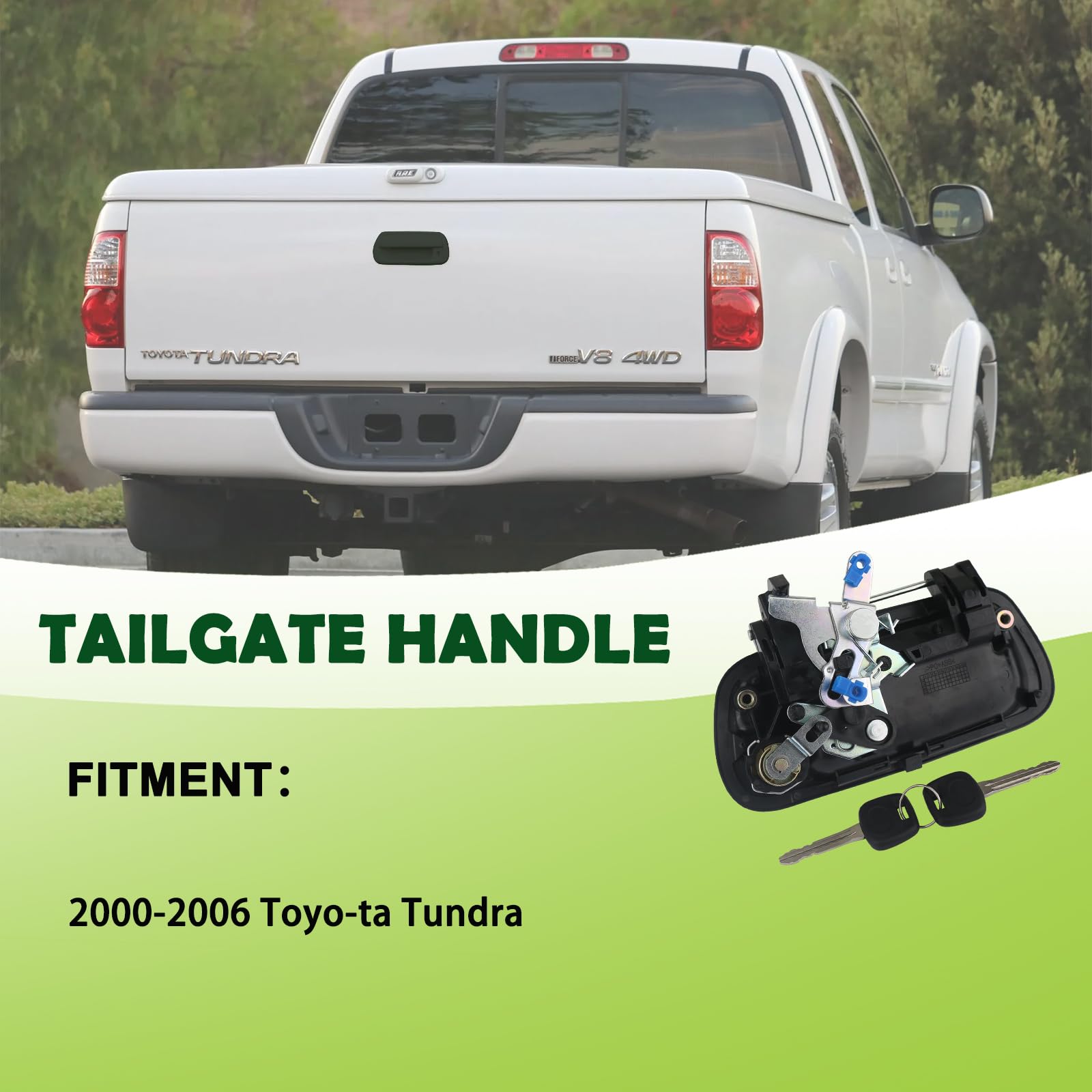 omoZone detailed view of integrated key lock cylinder for secure tailgate access