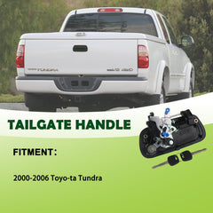 omoZone detailed view of integrated key lock cylinder for secure tailgate access