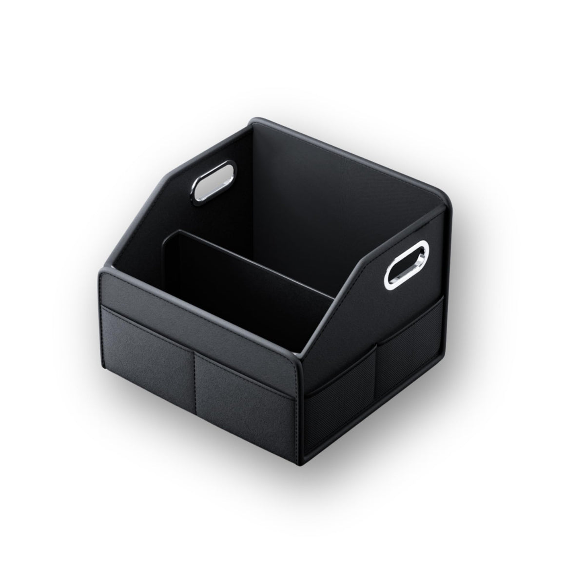 Ompellus front view showing compartments and quick-access benefit