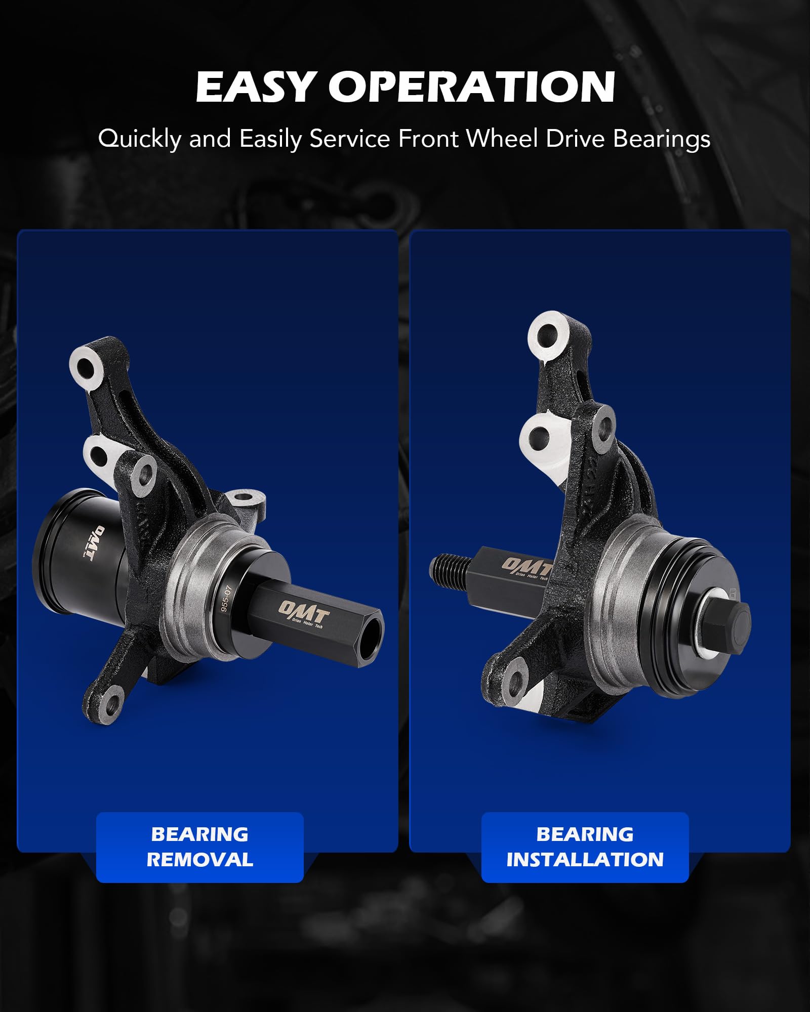 Orion Motor Tech tool set in garage setting showing real-world workshop use
