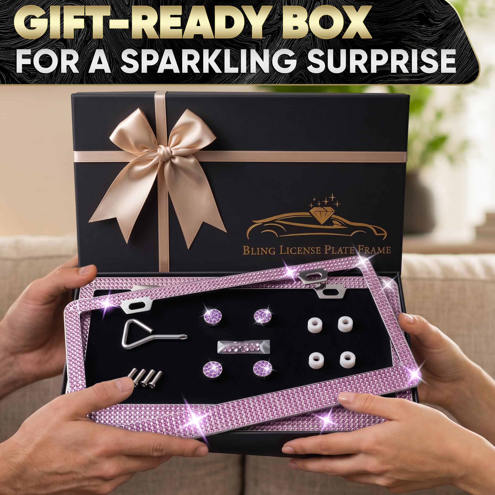 One Sight gift box with gold ribbon showing ready-to-give presentation and appeal
