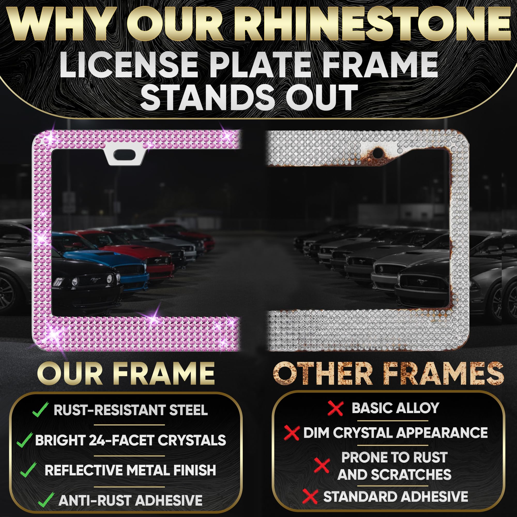 One Sight spare crystals and installation washers showing easy repair and maintenance