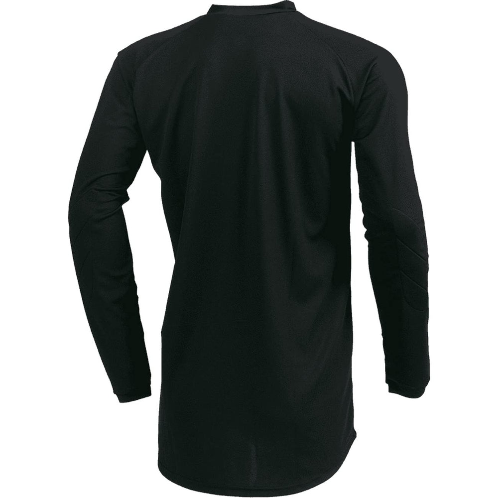 O'NEAL close-up of sewn-in elbow padding offering durable arm protection