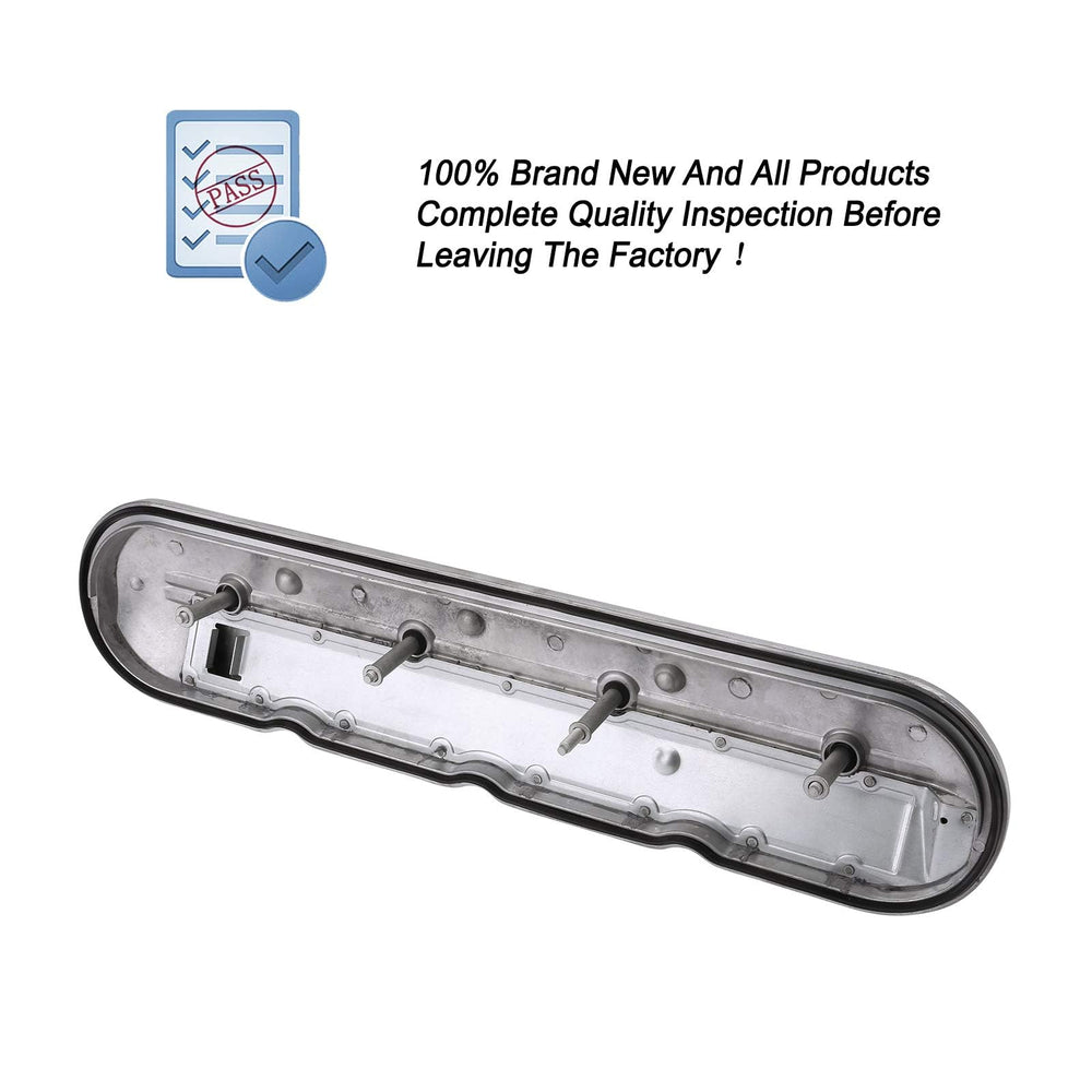 ONER AUTO PARTS valve cover beside ruler for scale to confirm fitment accuracy